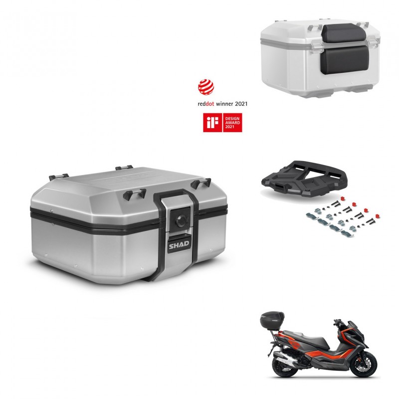 SHAD Baul trasero + soporte montaje parrilla accesorios TR37 TERRA KIT-447329