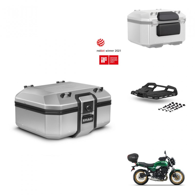 SHAD Baul trasero + soporte montaje parrilla accesorios TR37 TERRA KIT-447337