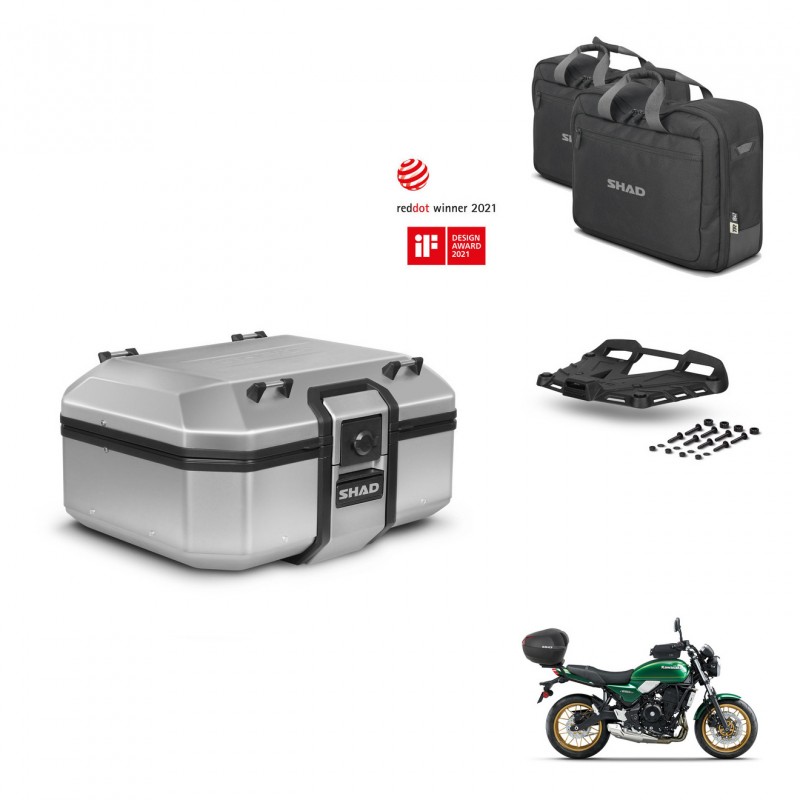 SHAD Baul trasero + soporte montaje parrilla accesorios TR37 TERRA KIT-447338