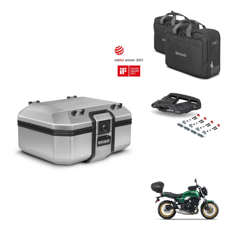 SHAD Baul trasero + soporte montaje parrilla accesorios TR37 TERRA KIT-447341