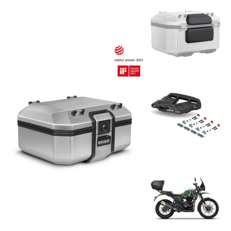 SHAD Baul trasero + soporte montaje parrilla accesorios TR37 TERRA KIT-447351