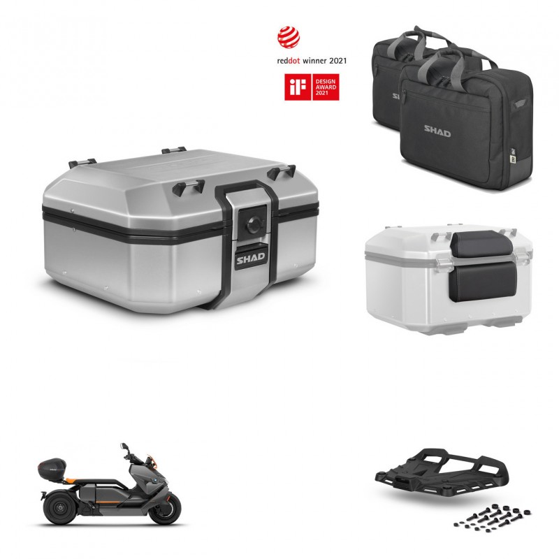 SHAD Baul trasero + soporte montaje parrilla accesorios TR37 TERRA KIT-447405