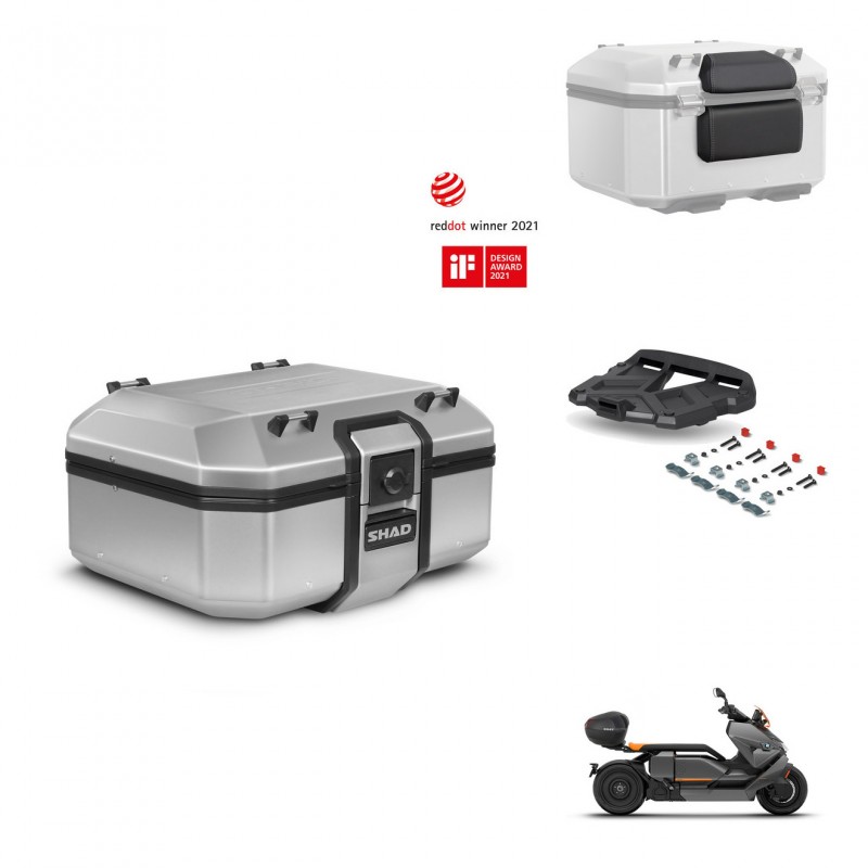 SHAD Baul trasero + soporte montaje parrilla accesorios TR37 TERRA KIT-447406