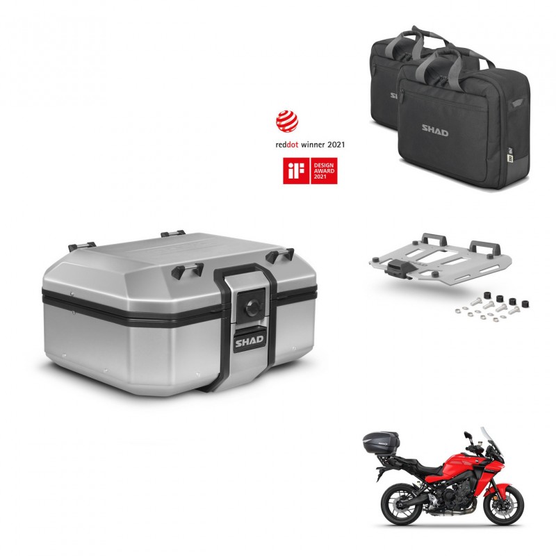 SHAD Baul trasero + soporte montaje parrilla accesorios TR37 TERRA KIT-447411