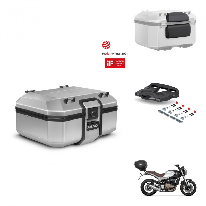 SHAD Baul trasero + soporte montaje parrilla accesorios TR37 TERRA KIT-447516