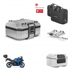 SHAD Baul trasero + soporte montaje parrilla accesorios TR37 TERRA KIT-447522