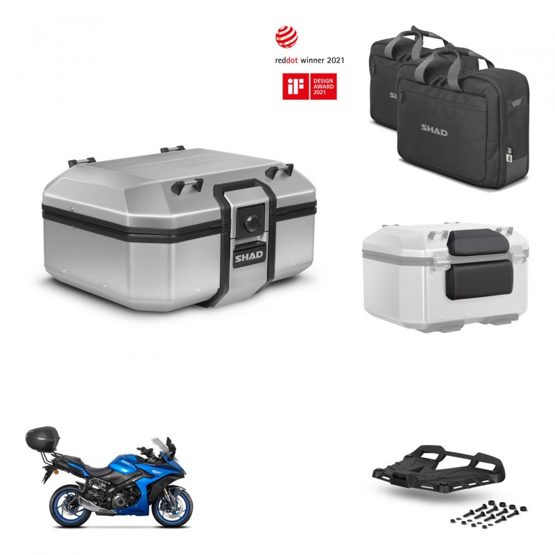 SHAD Rear trunk + mounting bracket grill accessories TR37 TERRA KIT-447526