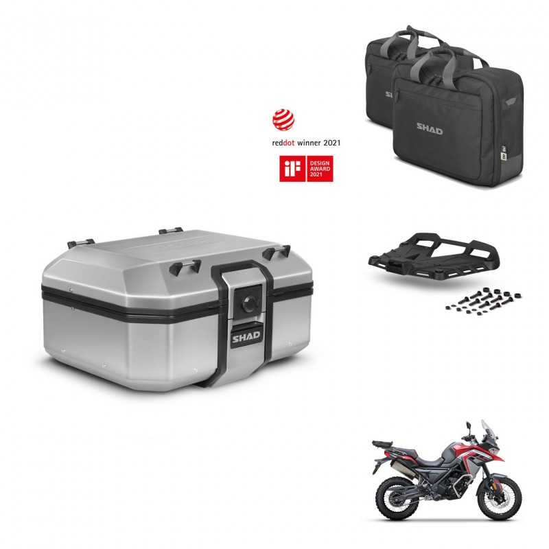 SHAD Baul trasero + soporte montaje parrilla accesorios TR37 TERRA KIT-447547