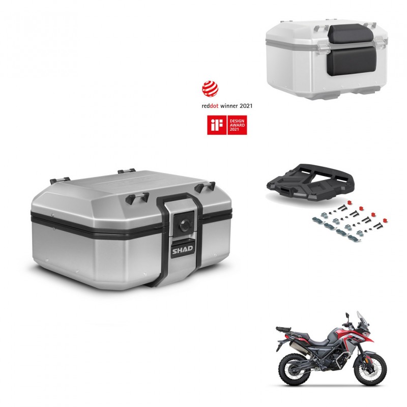 SHAD Baul trasero + soporte montaje parrilla accesorios TR37 TERRA KIT-447549