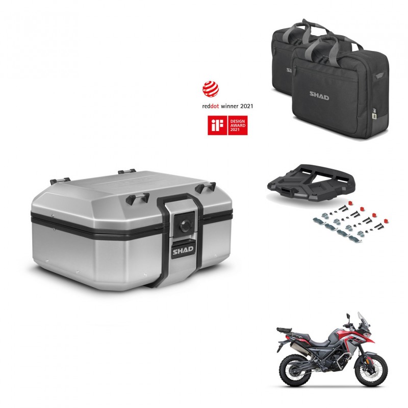 SHAD Baul trasero + soporte montaje parrilla accesorios TR37 TERRA KIT-447550