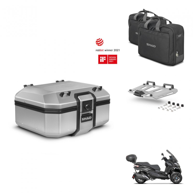 SHAD Baul trasero + soporte montaje parrilla accesorios TR37 TERRA KIT-447554