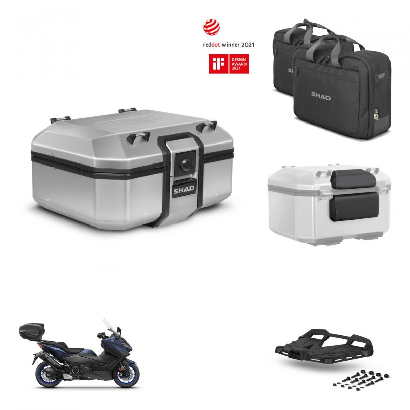 SHAD Baul trasero + soporte montaje parrilla accesorios TR37 TERRA KIT-447592