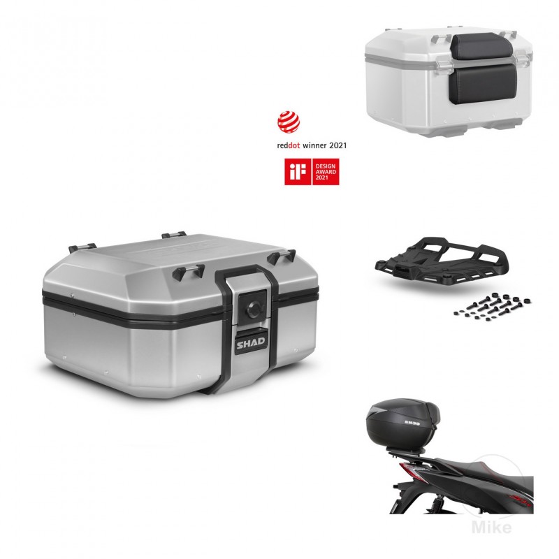 SHAD Baul trasero + soporte montaje parrilla accesorios TR37 TERRA KIT-447601
