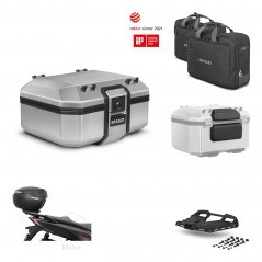 SHAD Baul trasero + soporte montaje parrilla accesorios TR37 TERRA KIT-447603