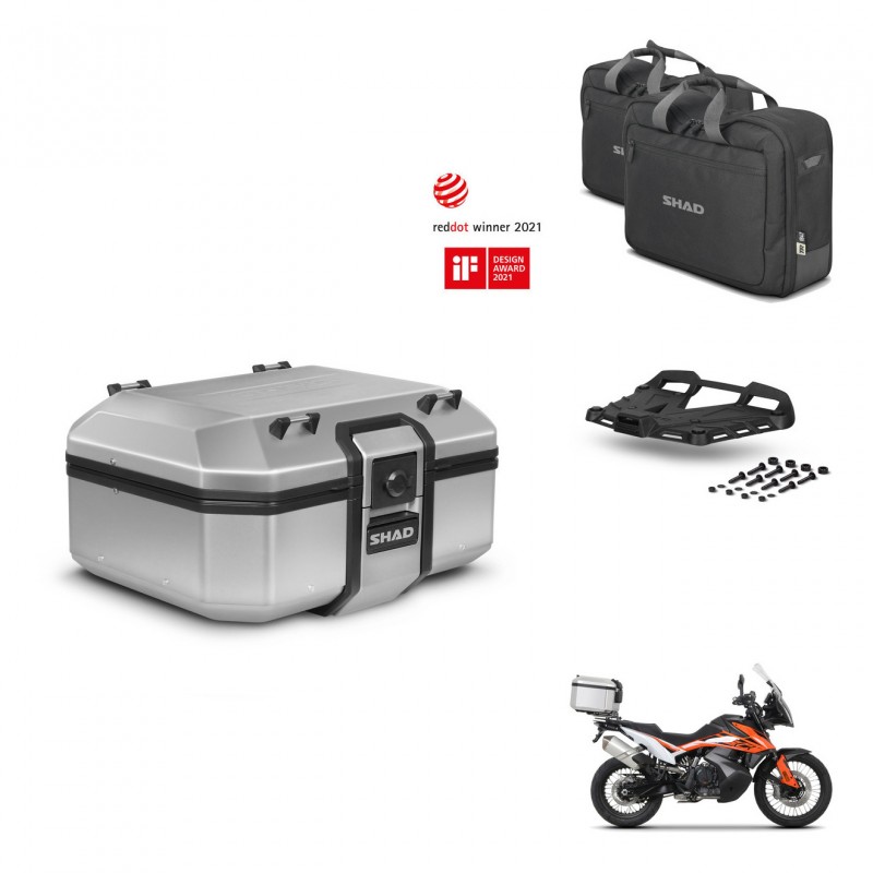 SHAD Rear trunk + mounting bracket grill accessories TR37 TERRA KIT-447734