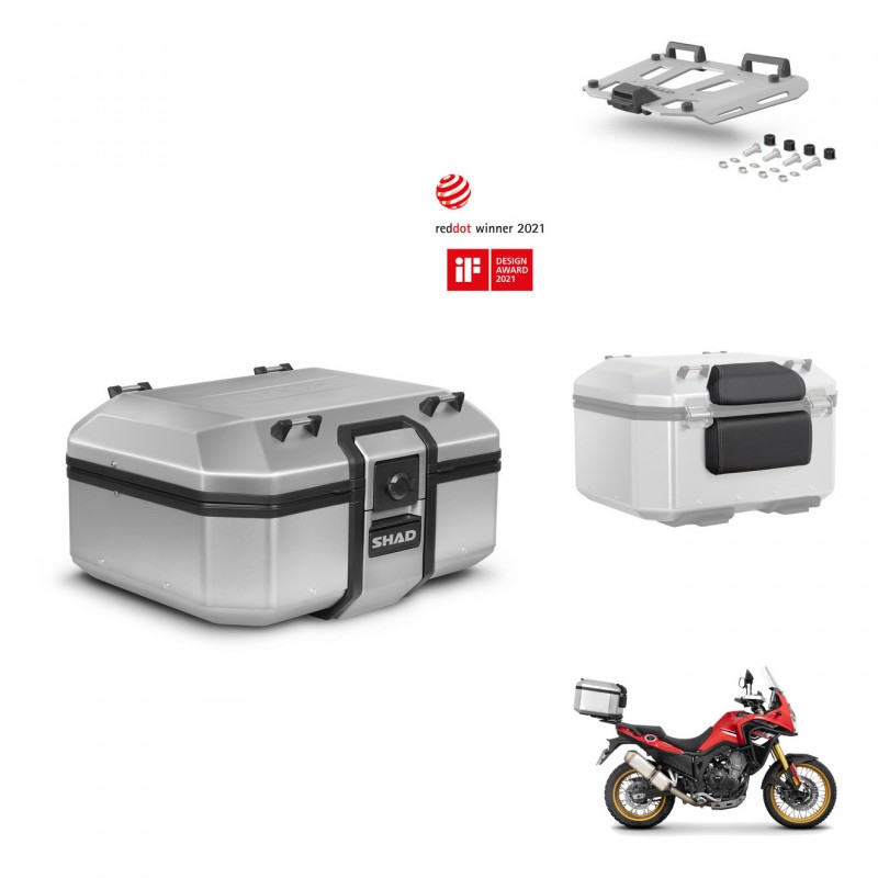 SHAD Baul trasero + soporte montaje parrilla accesorios TR37 TERRA KIT-447784