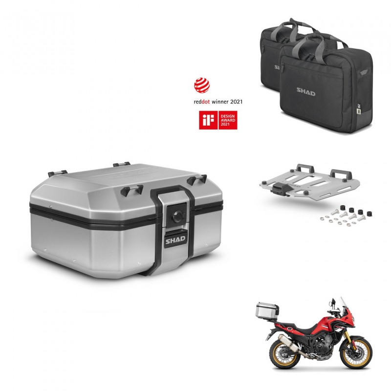 SHAD Baul trasero + soporte montaje parrilla accesorios TR37 TERRA KIT-447785