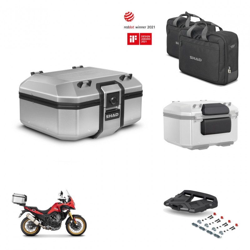 SHAD Baul trasero + soporte montaje parrilla accesorios TR37 TERRA KIT-447793