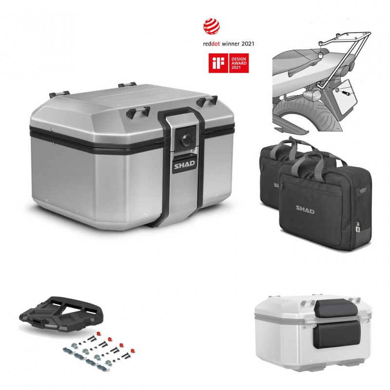 SHAD Baul trasero + parrilla soporte montaje accesorios KIT-447937