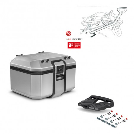 SHAD Baul trasero + parrilla soporte montaje KIT-447970