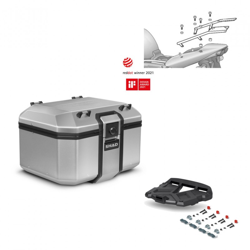SHAD Baul trasero + parrilla soporte montaje KIT-448046