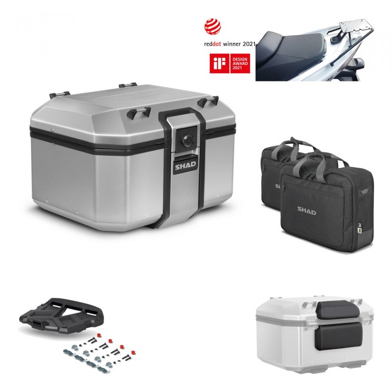 SHAD Baul trasero + parrilla soporte montaje accesorios KIT-448081