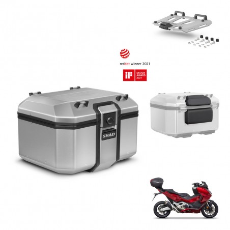 SHAD Baul trasero + soporte montaje parrilla accesorios KIT-448527