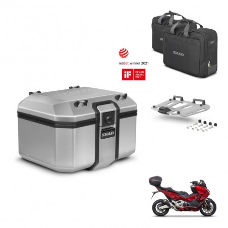 SHAD Baul trasero + soporte montaje parrilla accesorios KIT-448528