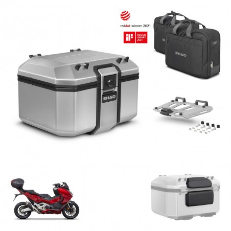 SHAD Baul trasero + soporte montaje parrilla accesorios KIT-448529