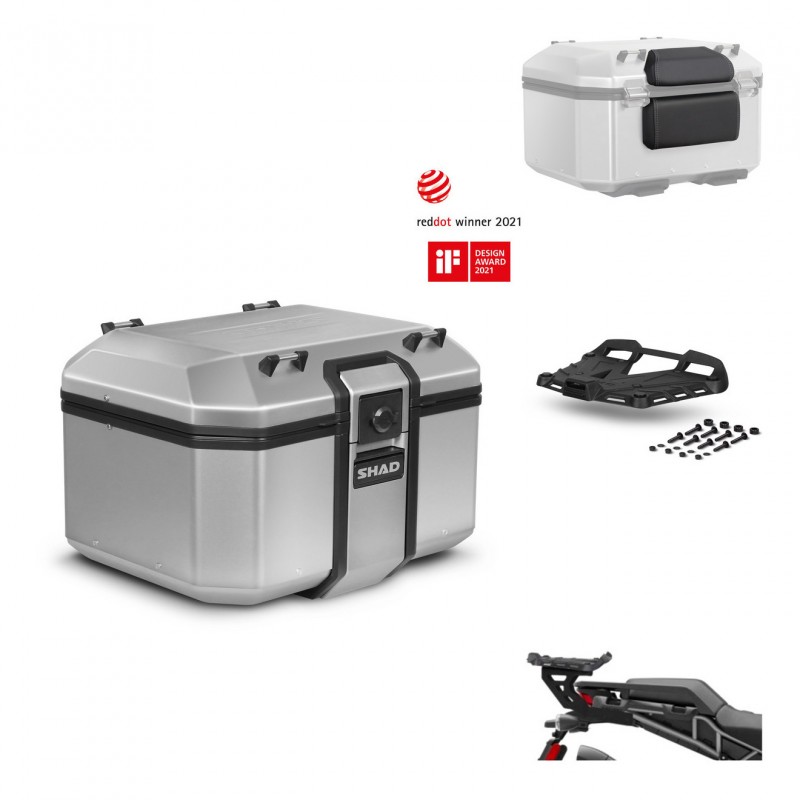 SHAD Baul trasero + soporte montaje parrilla accesorios KIT-448542