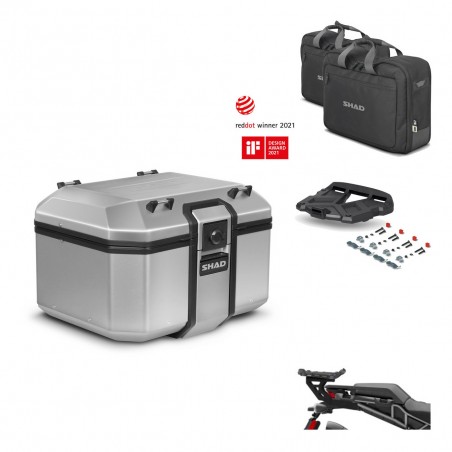 SHAD Baul trasero + soporte montaje parrilla accesorios KIT-448546