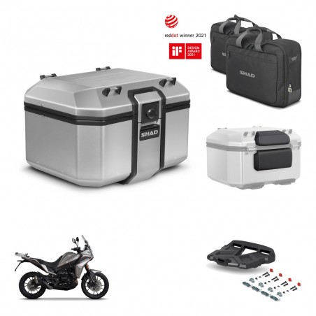 SHAD Baul trasero + soporte montaje parrilla accesorios KIT-448558