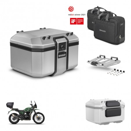 SHAD Baul trasero + soporte montaje parrilla accesorios KIT-448595