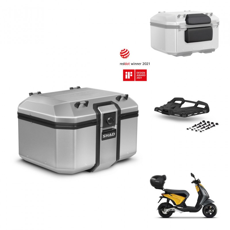 SHAD Baul trasero + soporte montaje parrilla accesorios KIT-448641