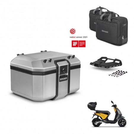 SHAD Baul trasero + soporte montaje parrilla accesorios KIT-448642