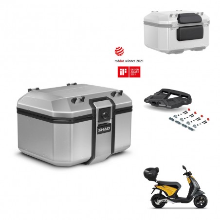 SHAD Baul trasero + soporte montaje parrilla accesorios KIT-448644