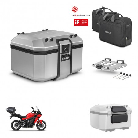 SHAD Baul trasero + soporte montaje parrilla accesorios KIT-448661