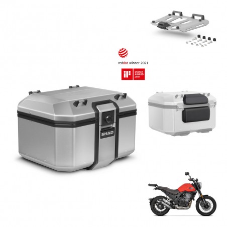 SHAD Baul trasero + soporte montaje parrilla accesorios KIT-448670