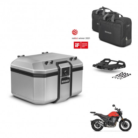 SHAD Baul trasero + soporte montaje parrilla accesorios KIT-448675