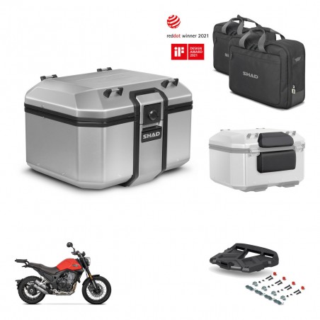 SHAD Baul trasero + soporte montaje parrilla accesorios KIT-448679