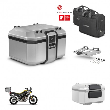 SHAD Baul trasero + soporte montaje parrilla accesorios KIT-448683