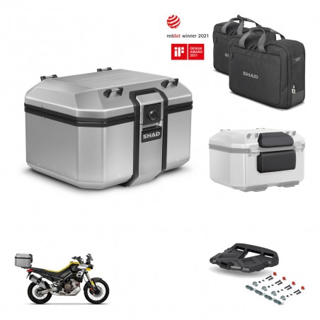 SHAD Baul trasero + soporte montaje parrilla accesorios KIT-448690