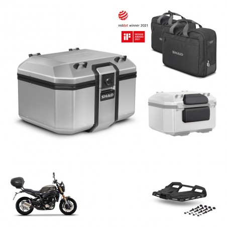 SHAD Baul trasero + soporte montaje parrilla accesorios KIT-448698