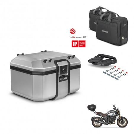 SHAD Baul trasero + soporte montaje parrilla accesorios KIT-448711