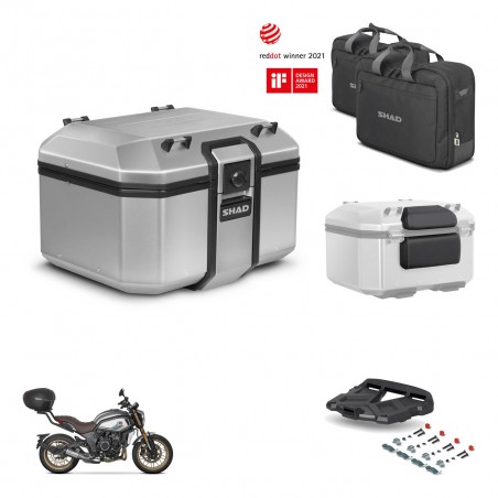 SHAD Baul trasero + soporte montaje parrilla accesorios KIT-448712