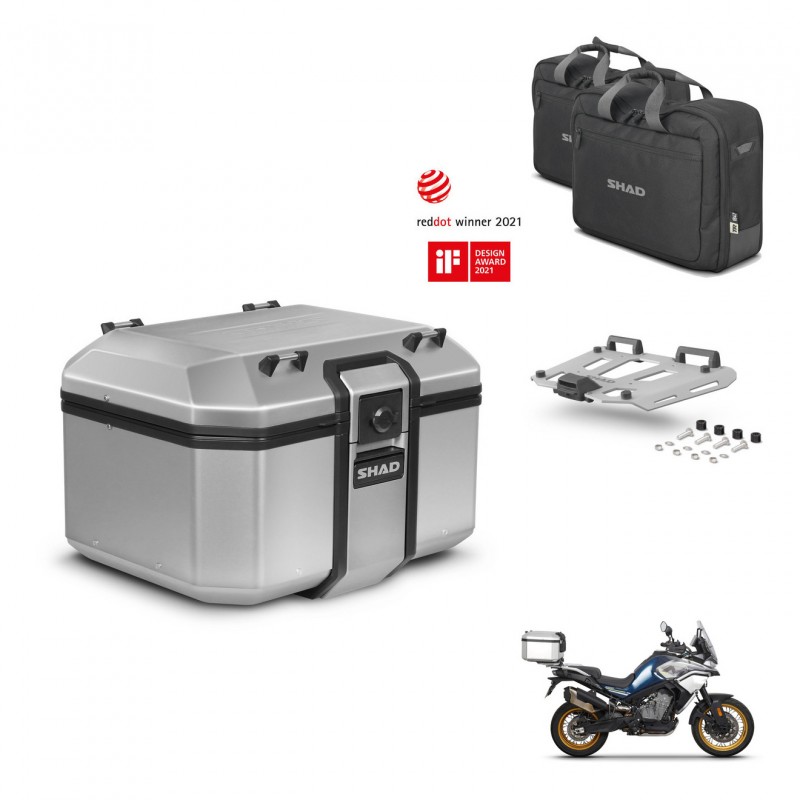 SHAD Baul trasero + soporte montaje parrilla accesorios KIT-448715