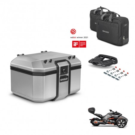 SHAD Baul trasero + soporte montaje parrilla accesorios KIT-448733