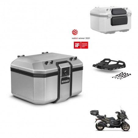 SHAD Baul trasero + soporte montaje parrilla accesorios KIT-448740