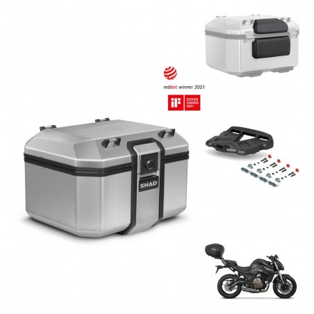 SHAD Baul trasero + soporte montaje parrilla accesorios KIT-448754