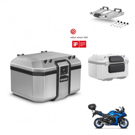 SHAD Baul trasero + soporte montaje parrilla accesorios KIT-448769